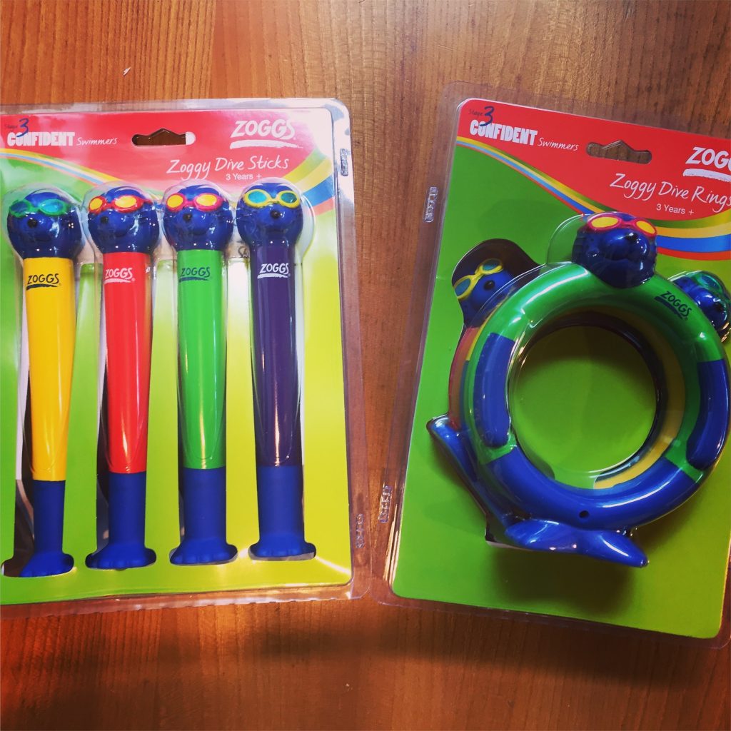 Zoggs dive stick dive rings