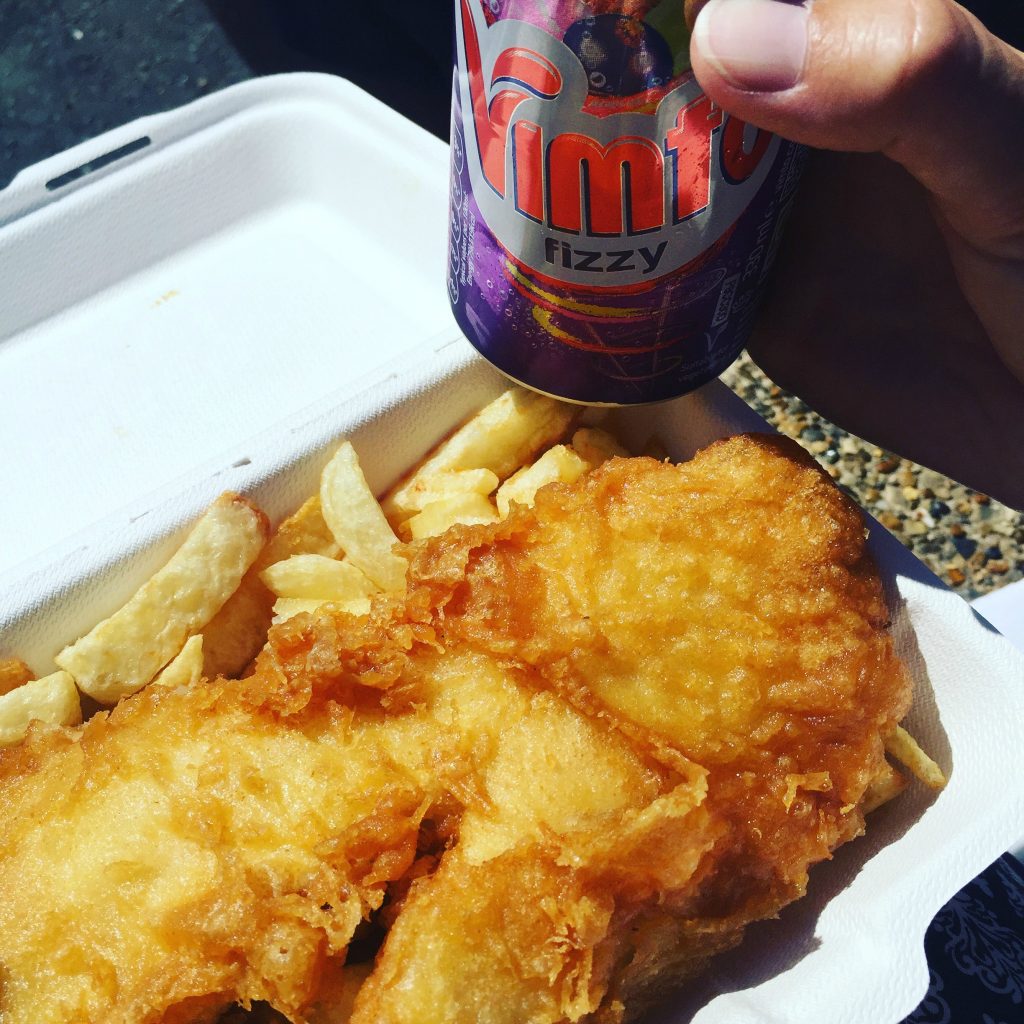 Pregnancy Diary Wells fish and chips