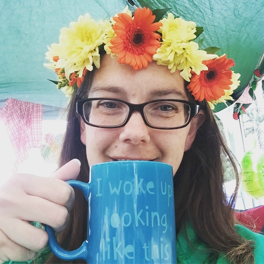 Tea and Tents Women's Institute Suffragette Flower Crown