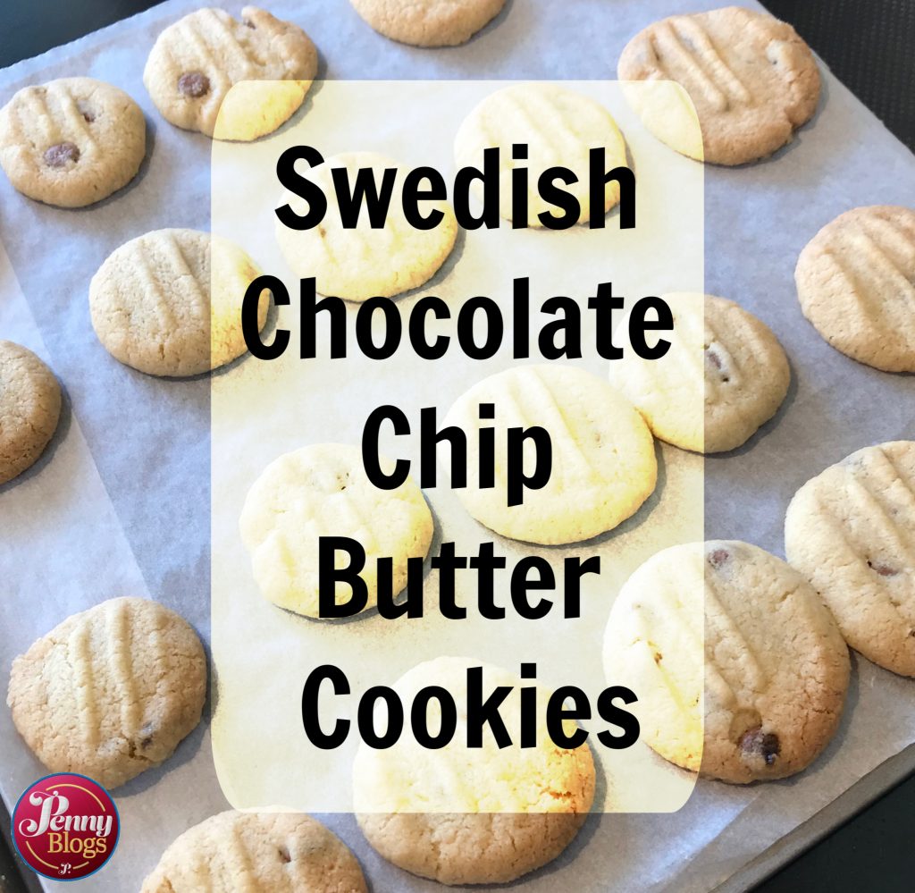 Swedish Chocolate Chip Butter Cookies
