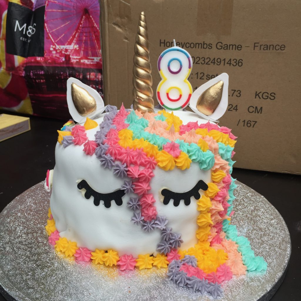 Pregnancy Diary Unicorn Cake