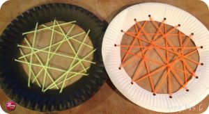 Halloween Crafts Paper Plate Spiders Web