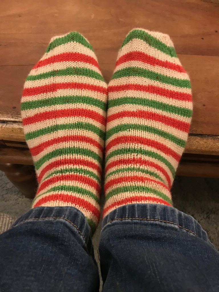 Candy Cane socks